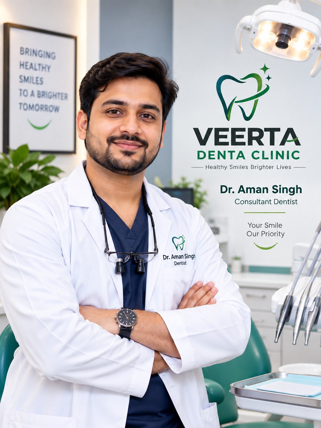 Dr. Aman Singh, dentist at VEERTA DENTA CLINIC, SK Puri, Patna